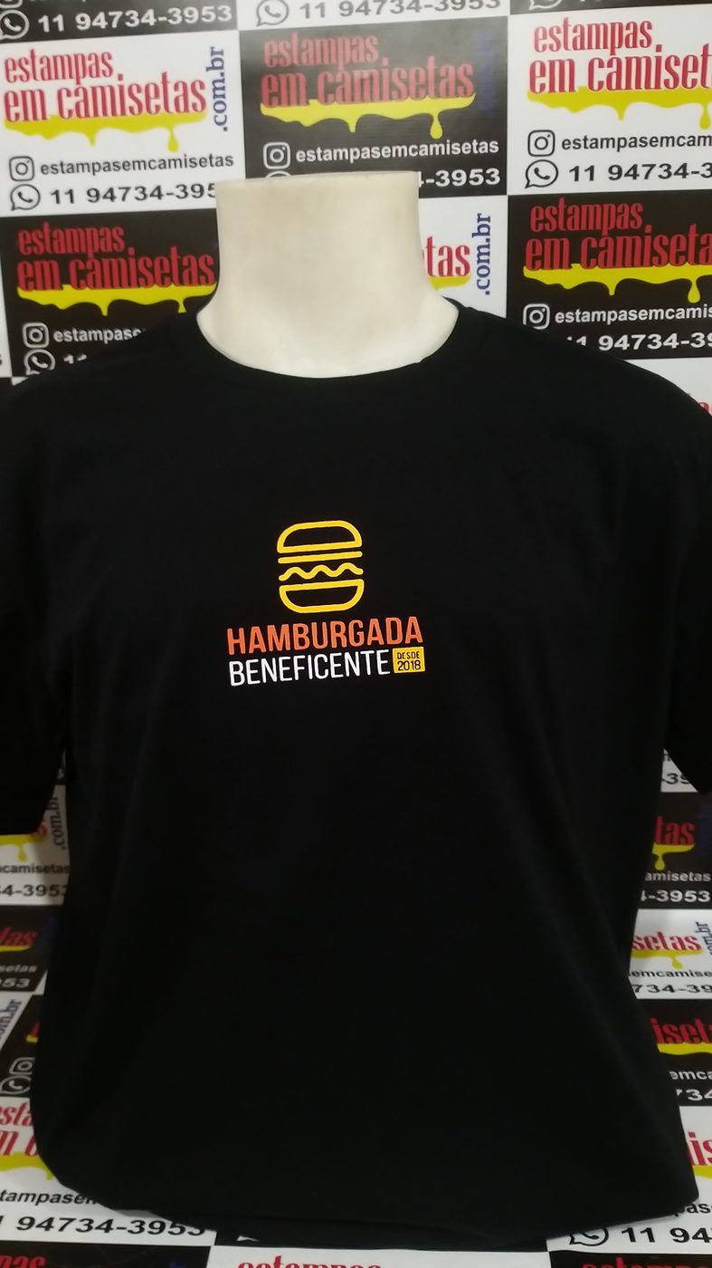Camiseta personalizada produzida pela Estampas em Camisetas