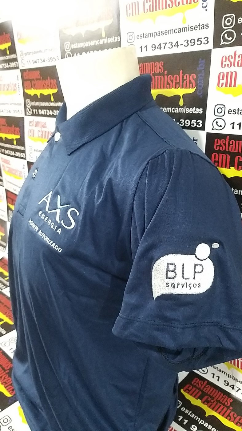 Polo personalizada produzida pela Estampas em Camisetas