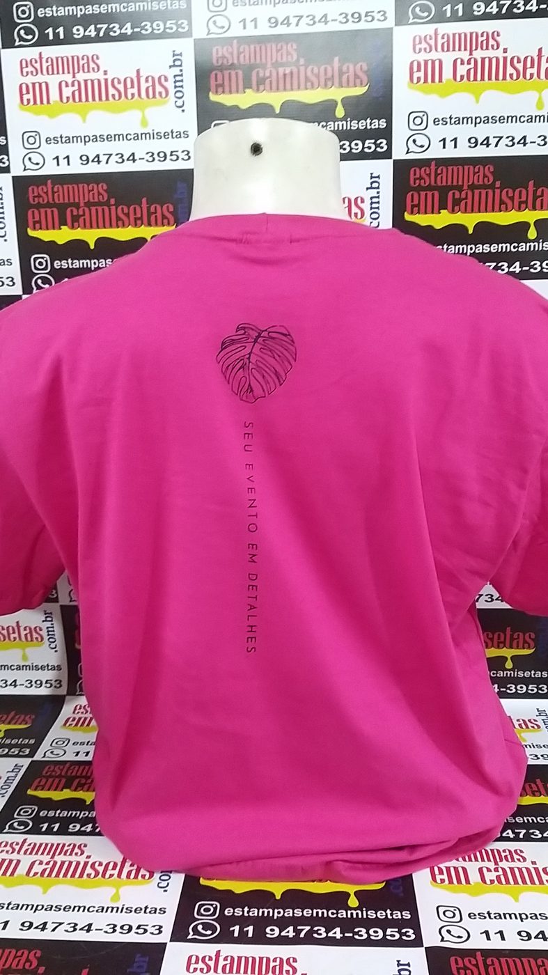 Camiseta personalizada produzida pela Estampas em Camisetas