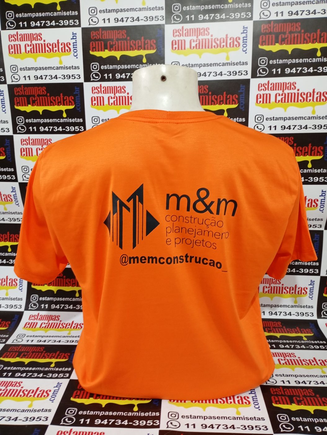 Camiseta personalizada produzida pela Estampas em Camisetas