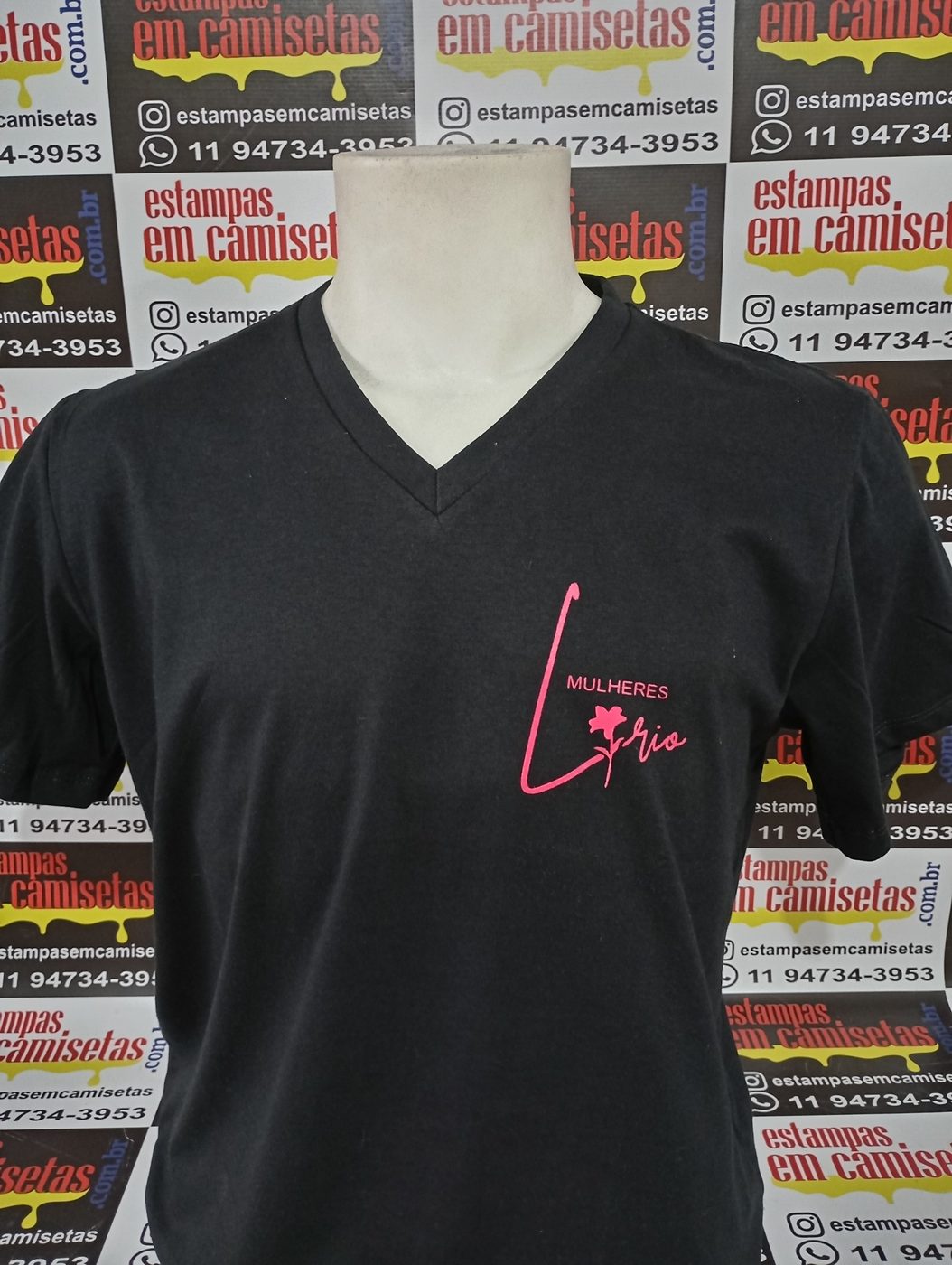 Camiseta personalizada produzida pela Estampas em Camisetas