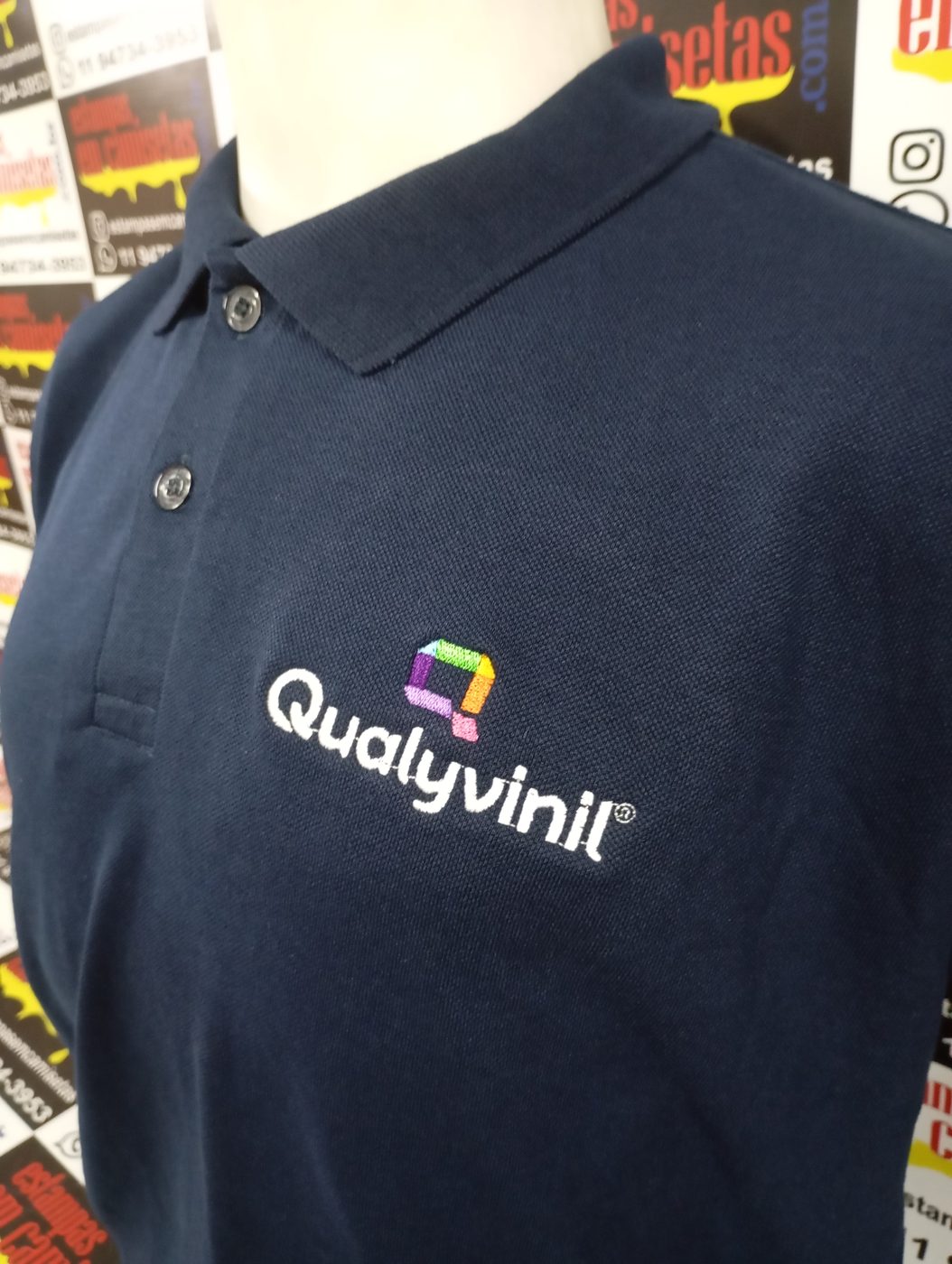 Polo personalizada produzida pela Estampas em Camisetas