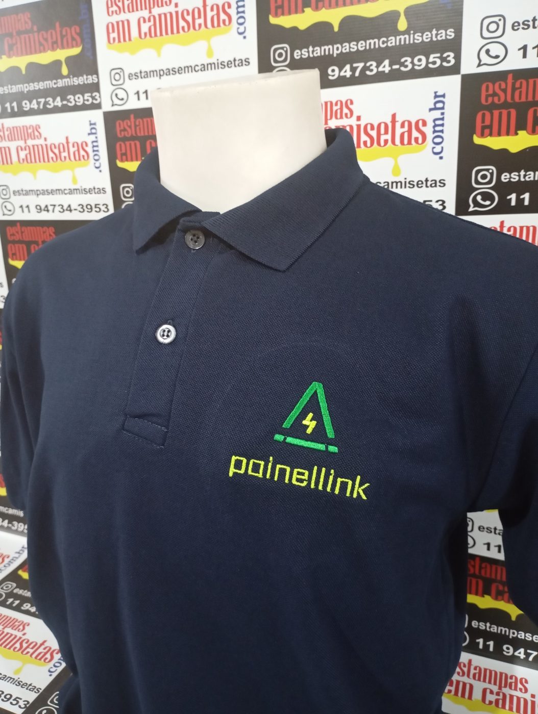Polo personalizada produzida pela Estampas em Camisetas