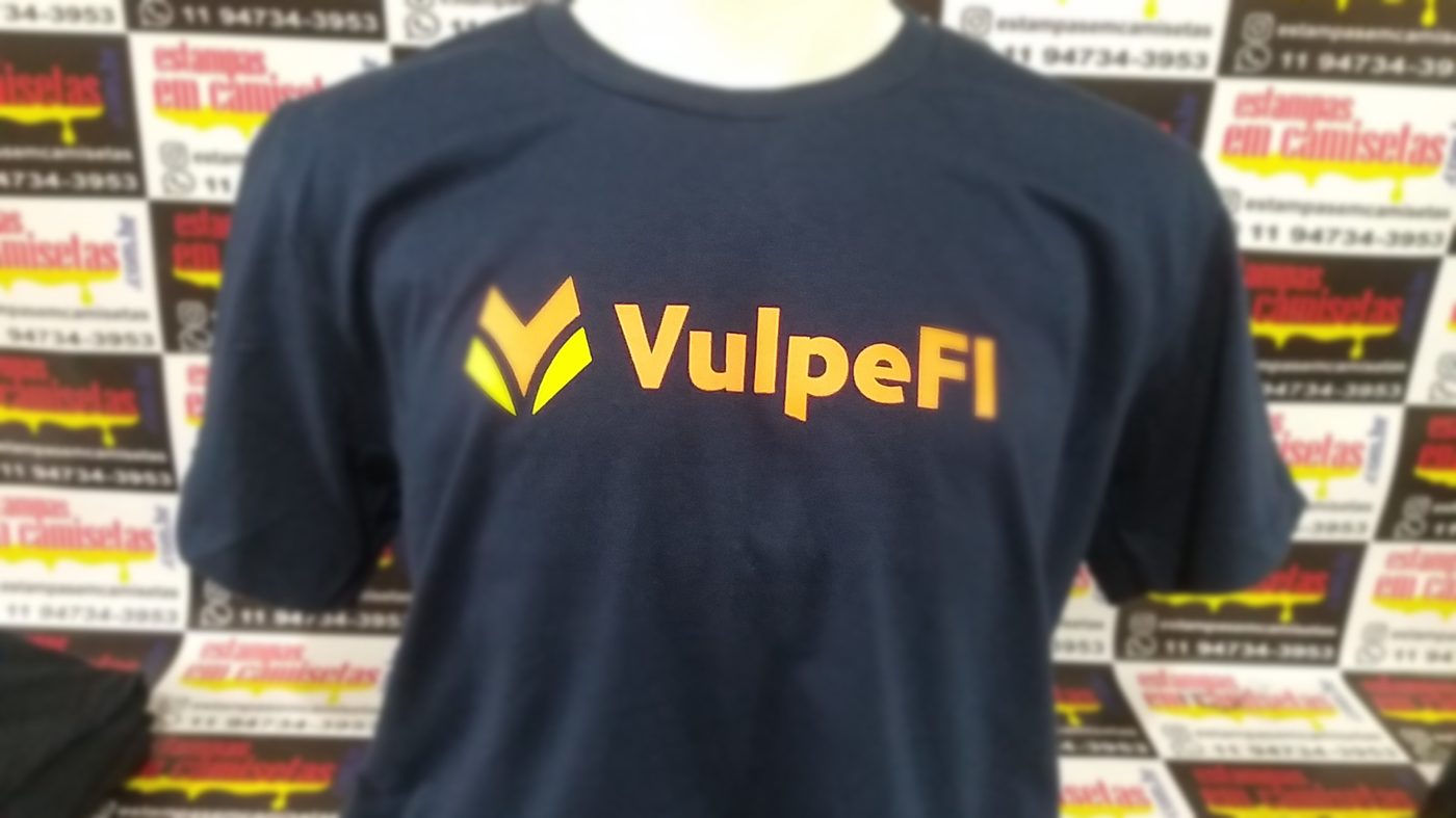 Camiseta personalizada produzida pela Estampas em Camisetas