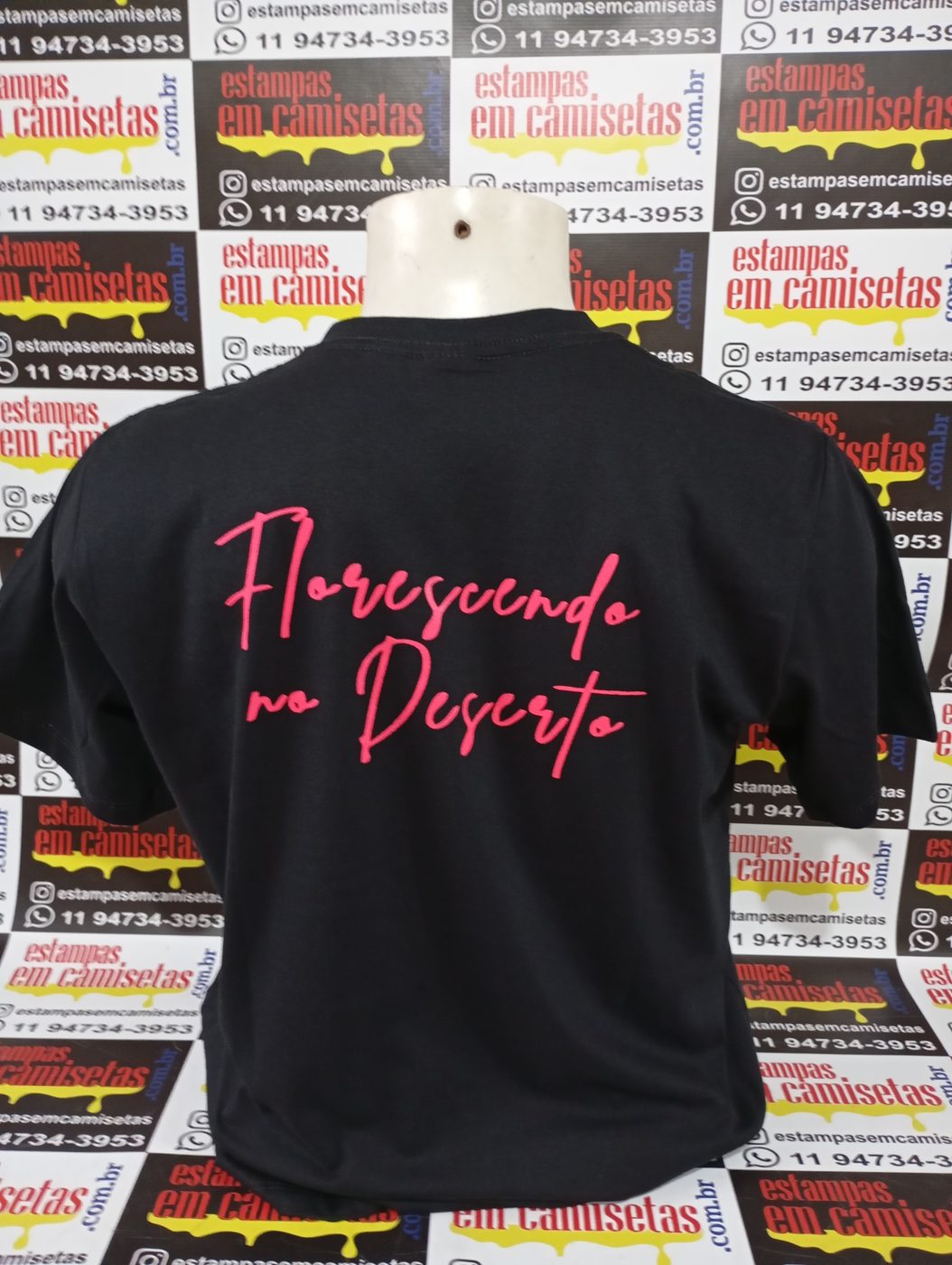 Camiseta personalizada produzida pela Estampas em Camisetas