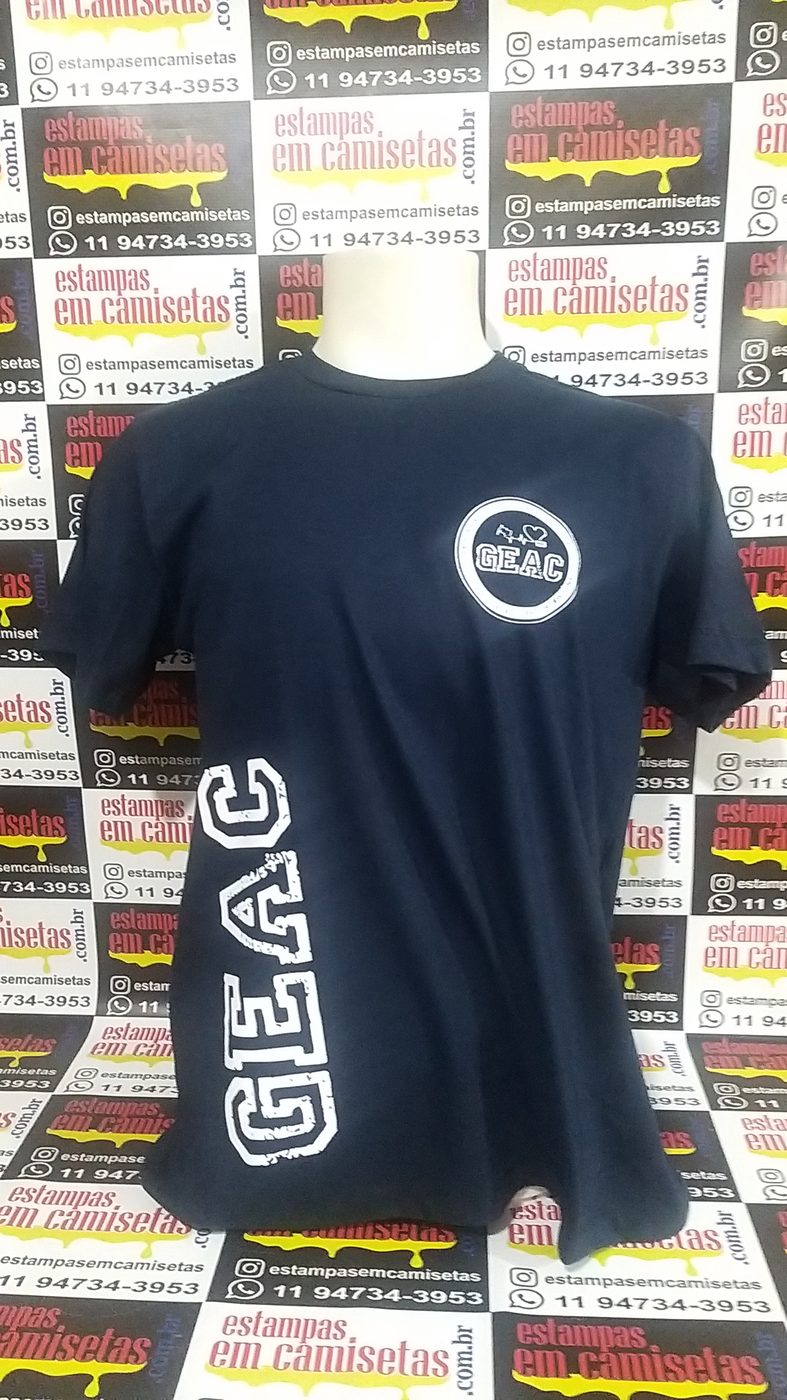 Camiseta personalizada produzida pela Estampas em Camisetas