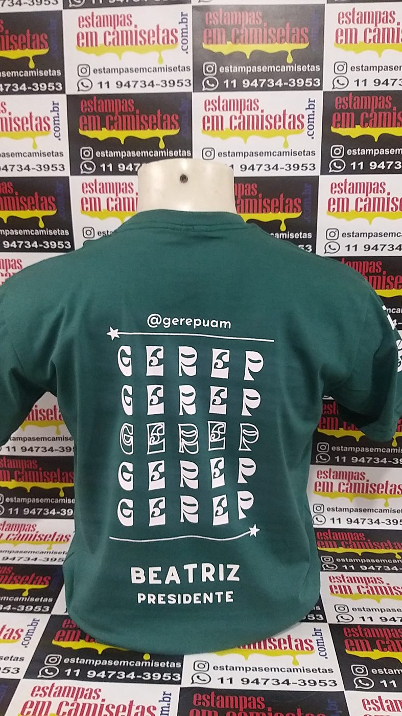 Camiseta personalizada produzida pela Estampas em Camisetas