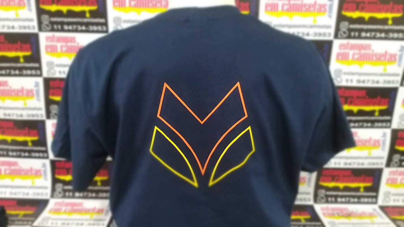 Camiseta personalizada produzida pela Estampas em Camisetas