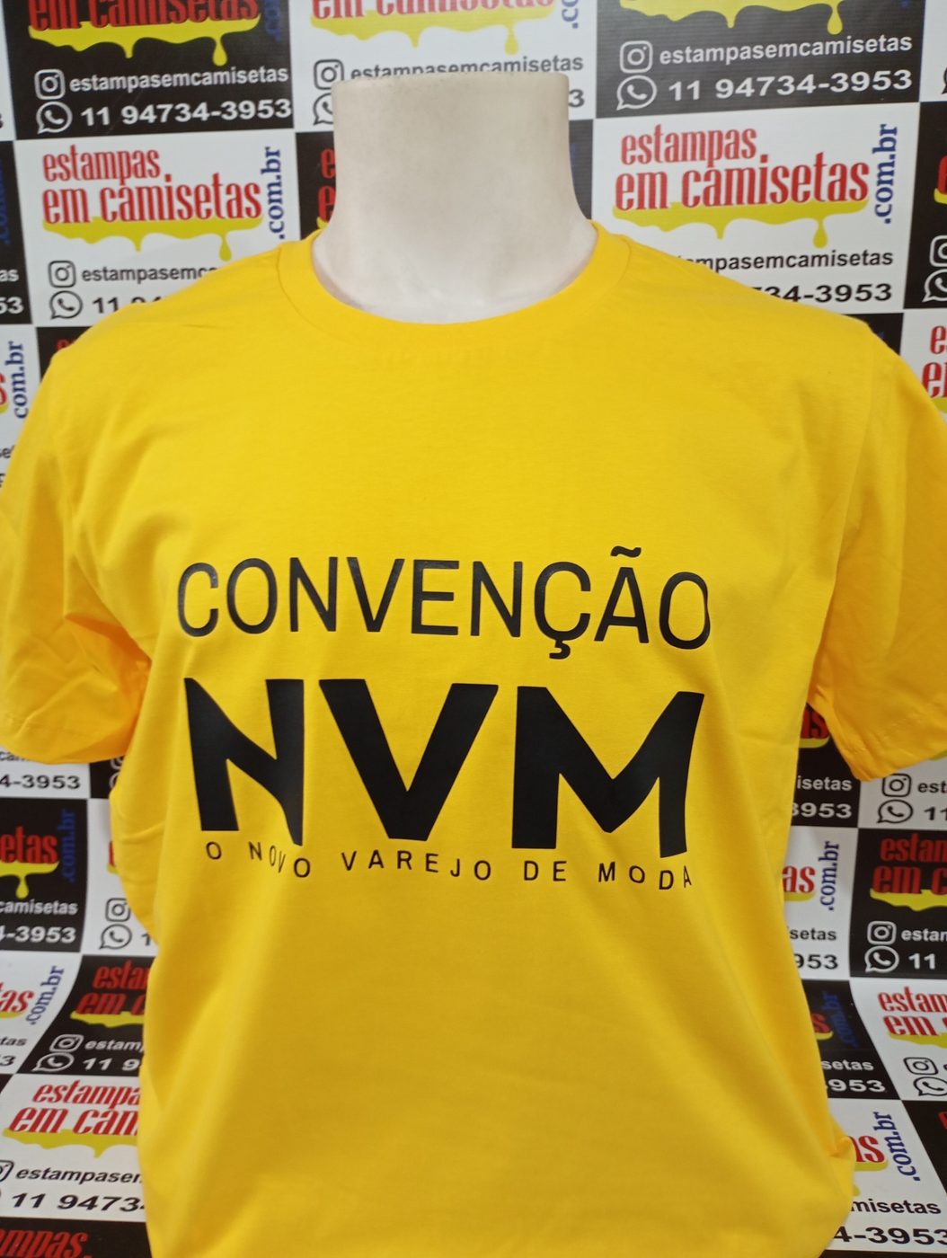 Camiseta personalizada produzida pela Estampas em Camisetas