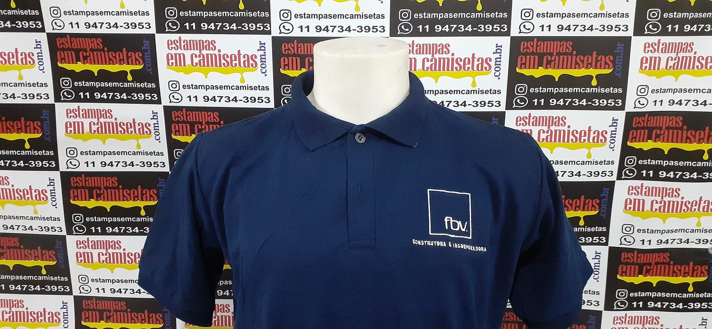 Polo personalizada produzida pela Estampas em Camisetas
