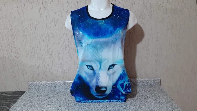 Colete esportivo personalizado produzido pela Estampas em Camisetas