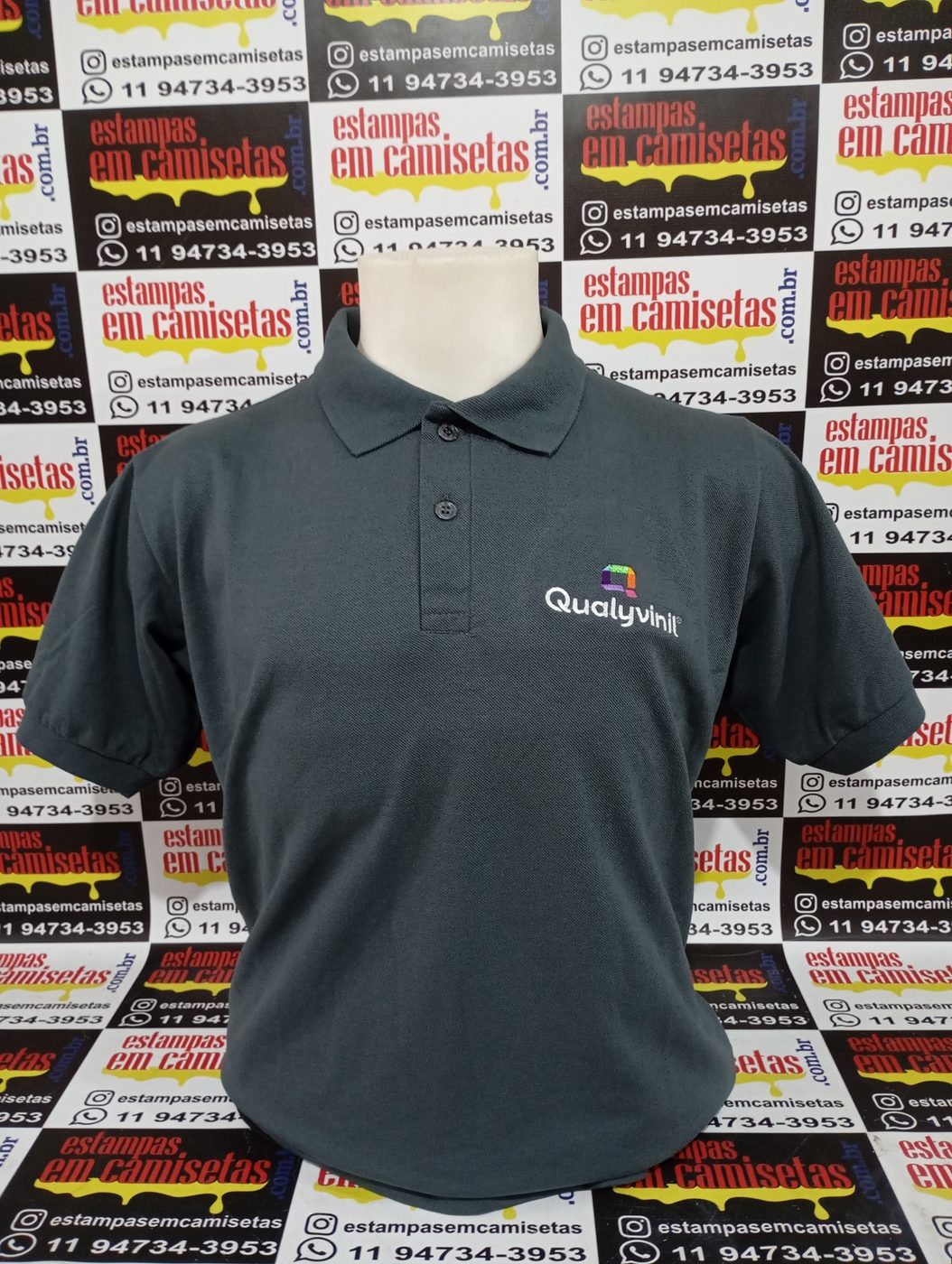 Polo personalizada produzida pela Estampas em Camisetas