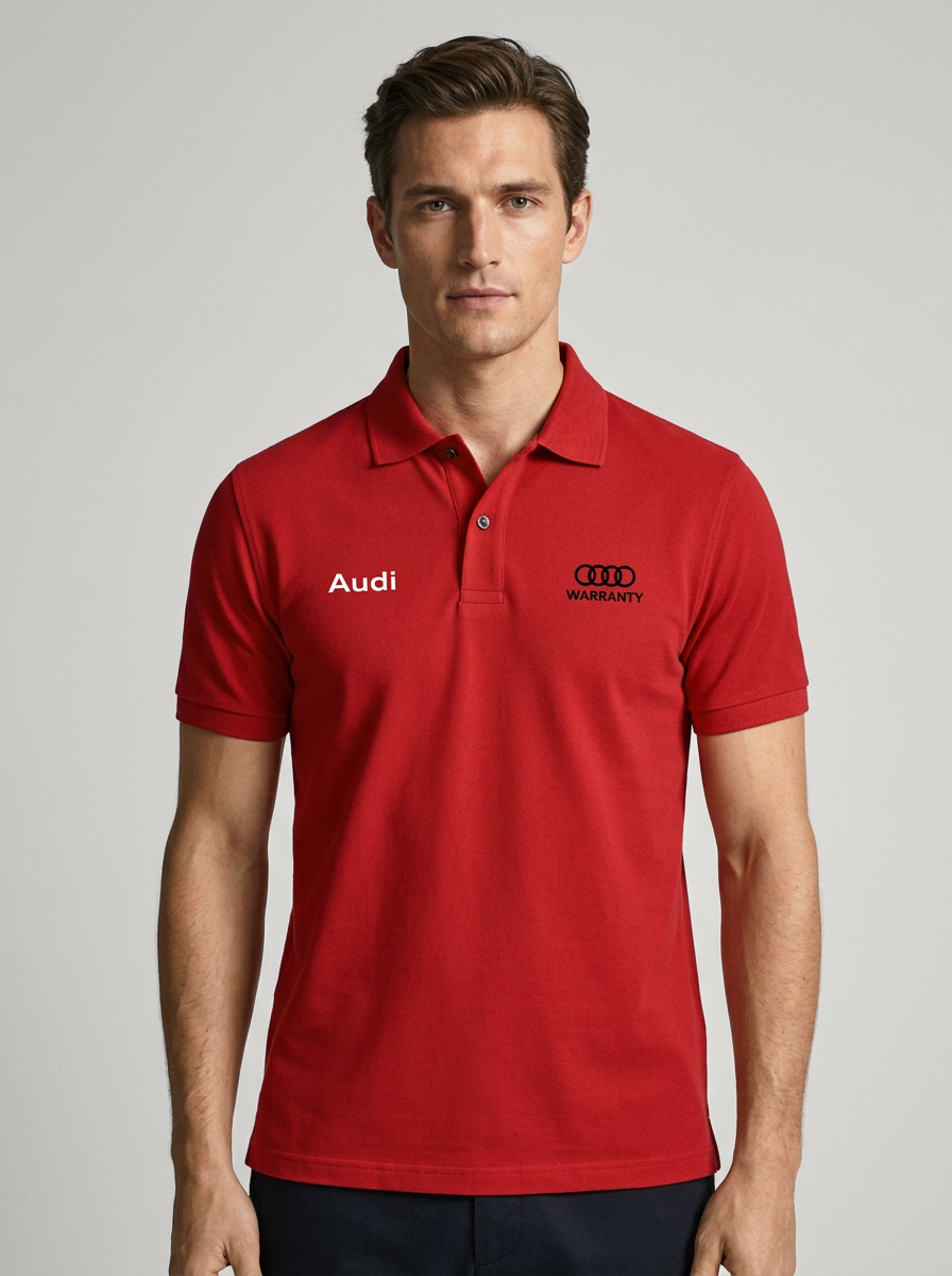 Camisa Polo em modelo